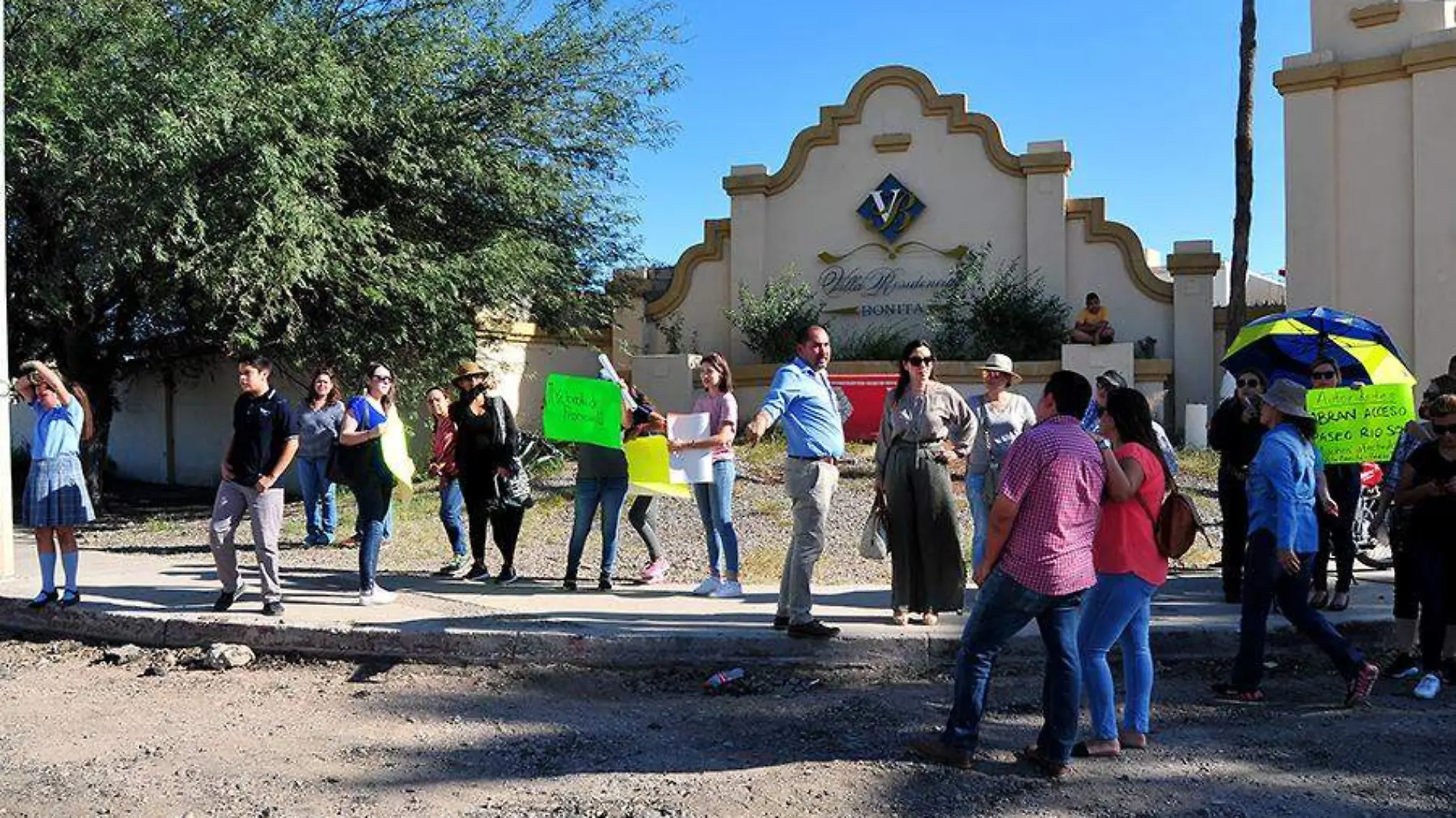 Manifestación Villa Bonita 1